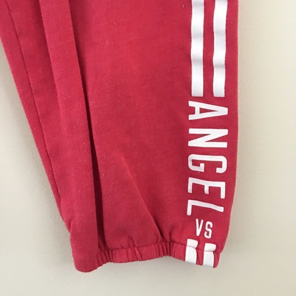Victoria’s Secret pink crop VS Angel sweatpants S